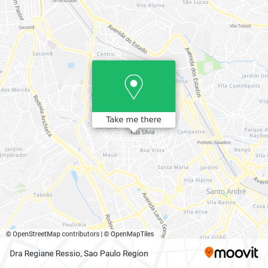 Dra Regiane Ressio map