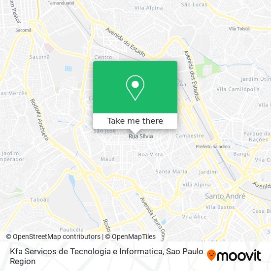 Kfa Servicos de Tecnologia e Informatica map