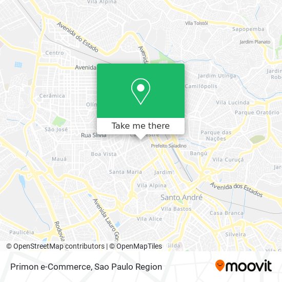 Primon e-Commerce map