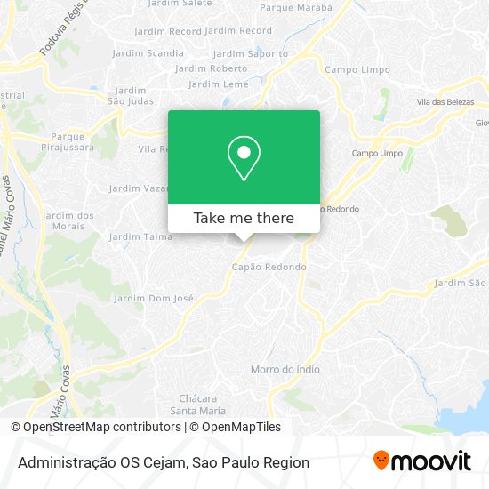 Administração OS Cejam map