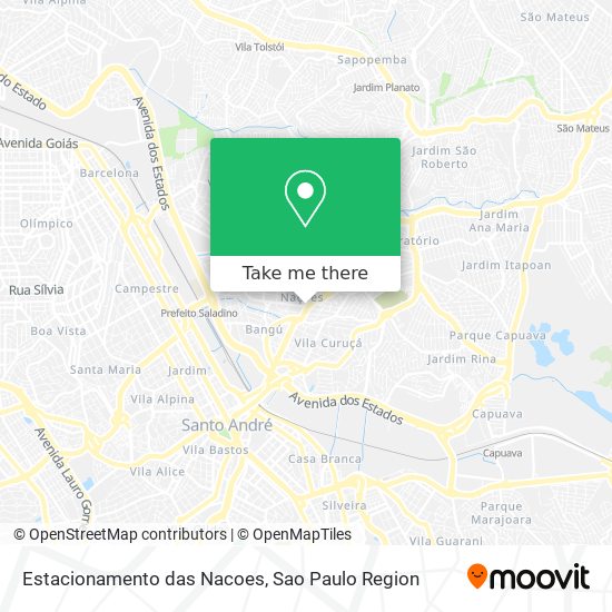 Estacionamento das Nacoes map