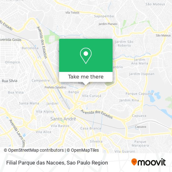 Filial Parque das Nacoes map