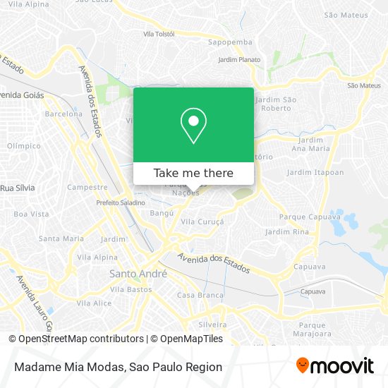 Madame Mia Modas map