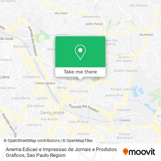 Anema Edicao e Impressao de Jornais e Produtos Graficos map