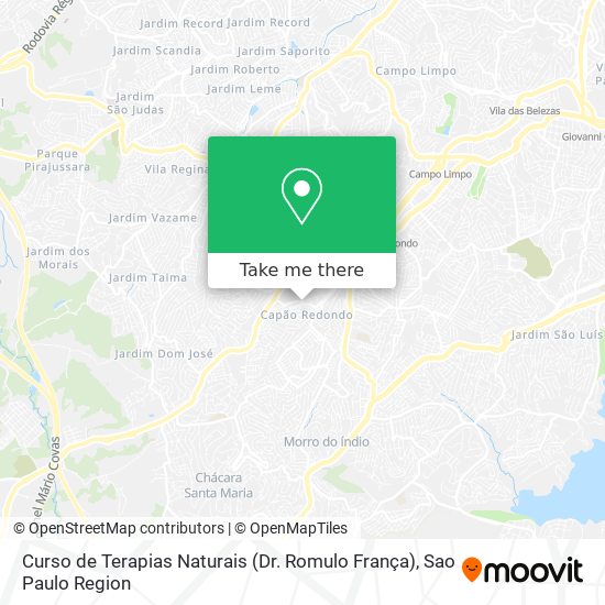 Curso de Terapias Naturais (Dr. Romulo França) map