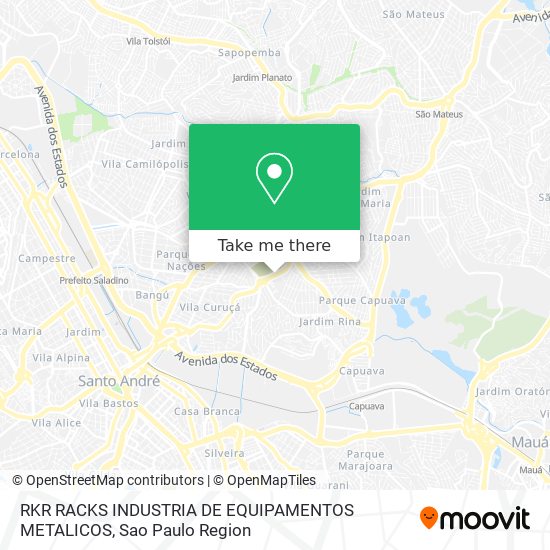 RKR RACKS INDUSTRIA DE EQUIPAMENTOS METALICOS map
