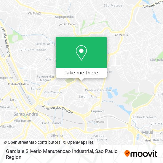 Mapa Garcia e Silverio Manutencao Industrial