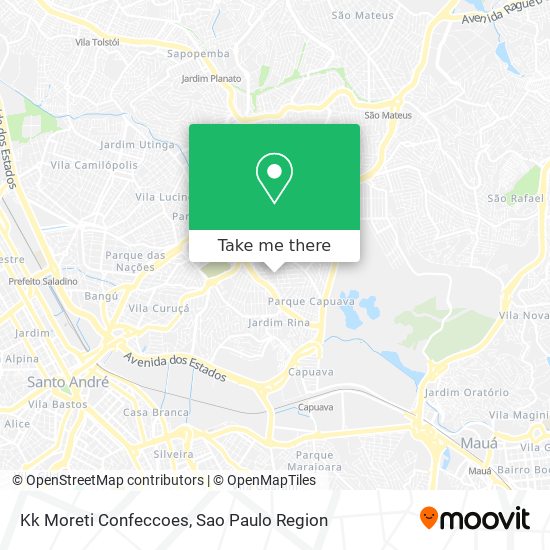 Kk Moreti Confeccoes map