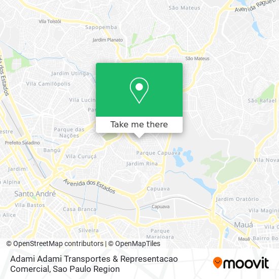 Adami Adami Transportes & Representacao Comercial map