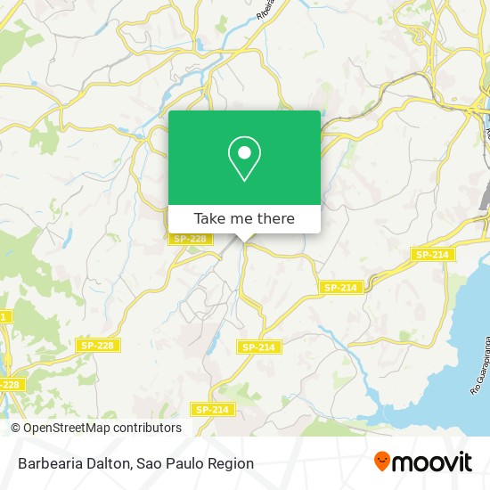 Barbearia Dalton map