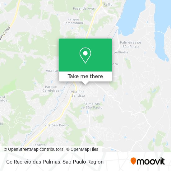 Mapa Cc Recreio das Palmas