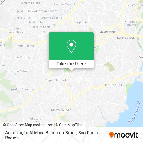 Mapa Associação Atlética Banco do Brasil