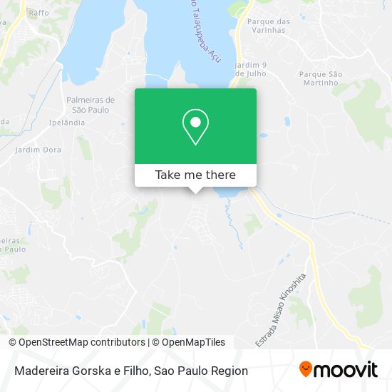 Madereira Gorska e Filho map