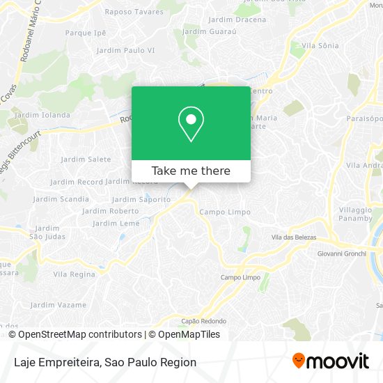 Laje Empreiteira map