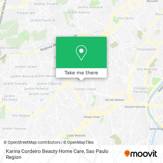 Karina Cordeiro Beauty Home Care map