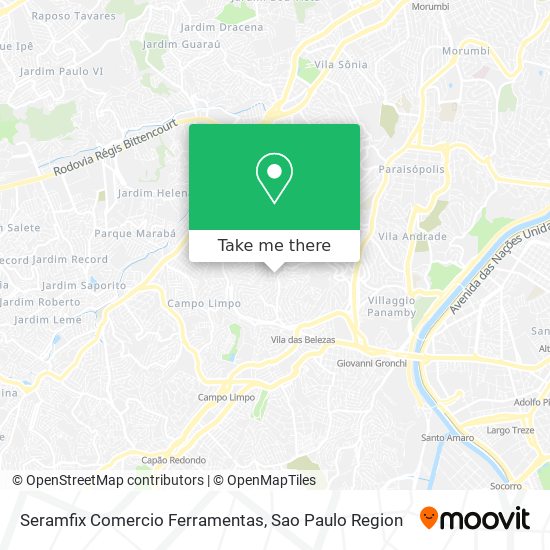 Mapa Seramfix Comercio Ferramentas