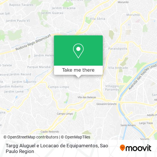 Targg Aluguel e Locacao de Equipamentos map