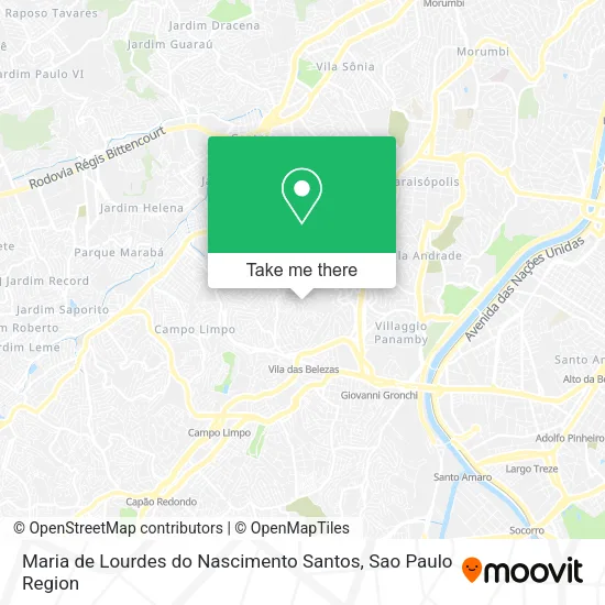 Maria de Lourdes do Nascimento Santos map