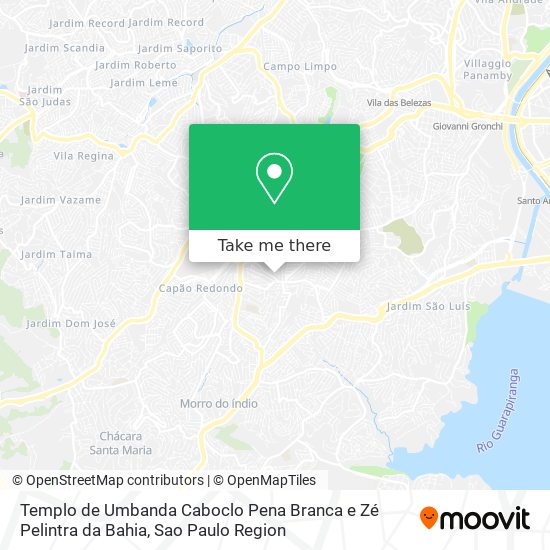 Templo de Umbanda Caboclo Pena Branca e Zé Pelintra da Bahia map