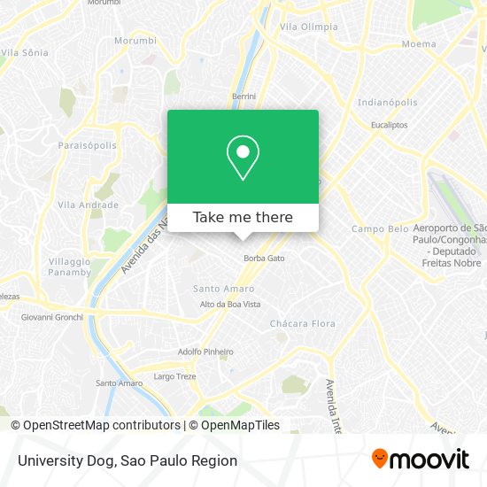 University Dog map