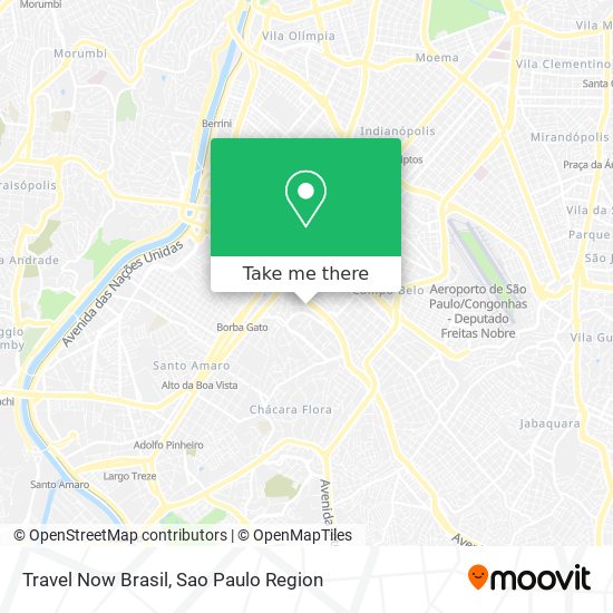 Travel Now Brasil map