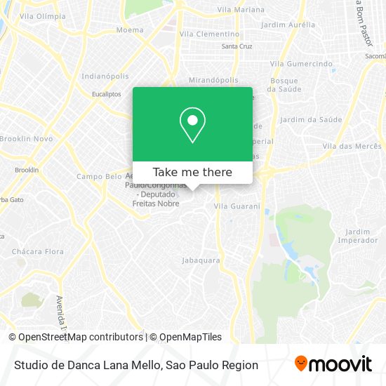 Mapa Studio de Danca Lana Mello