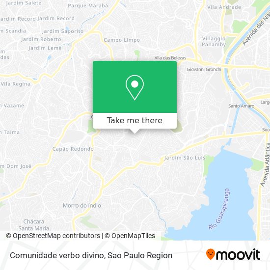 Comunidade verbo divino map