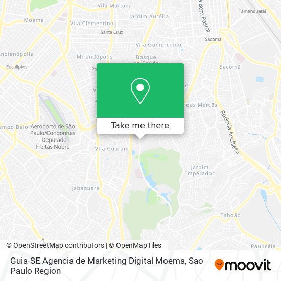 Guia-SE Agencia de Marketing Digital Moema map