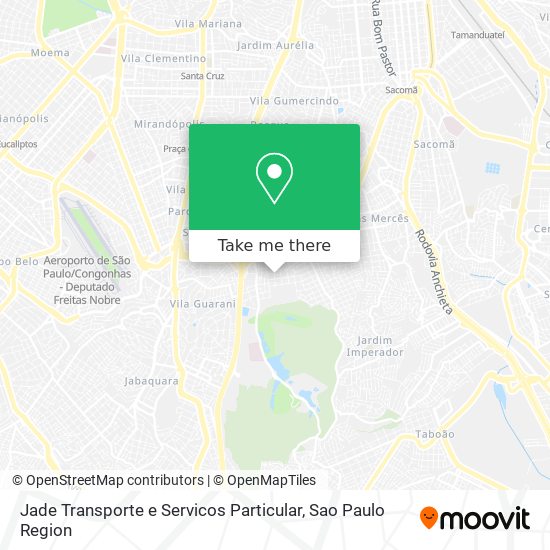 Jade Transporte e Servicos Particular map