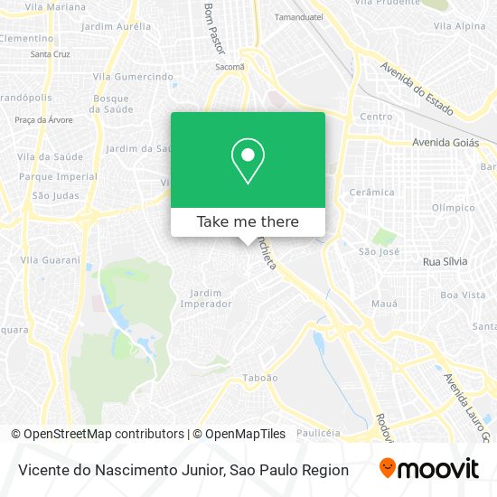 Vicente do Nascimento Junior map