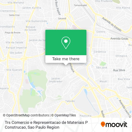 Trs Comercio e Representacao de Materiais P Construcao map