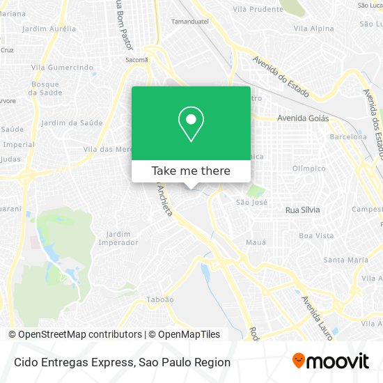 Mapa Cido Entregas Express