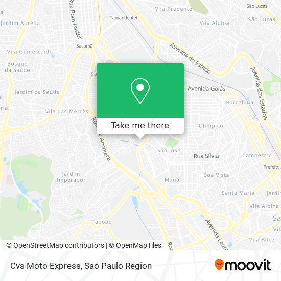 Cvs Moto Express map