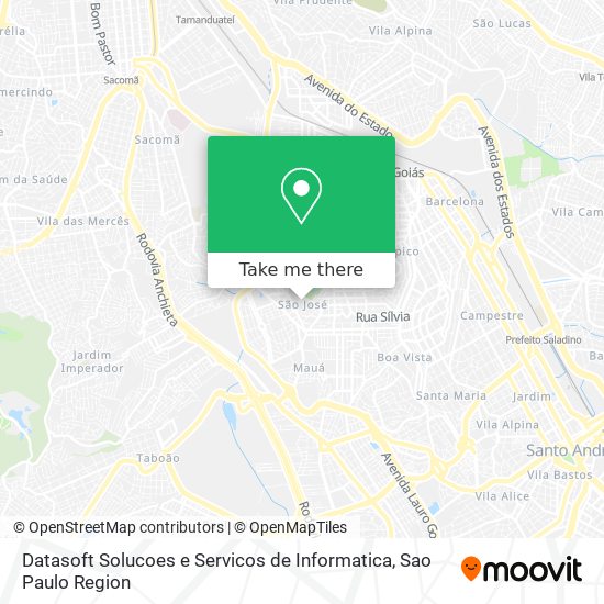 Mapa Datasoft Solucoes e Servicos de Informatica