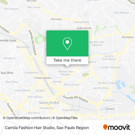 Mapa Camila Fashion Hair Studio