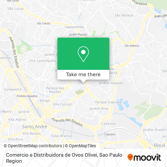 Comercio e Distribuidora de Ovos Olivei map