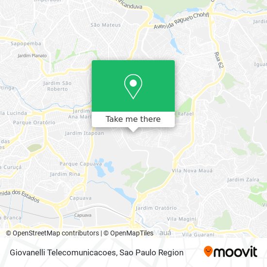 Giovanelli Telecomunicacoes map