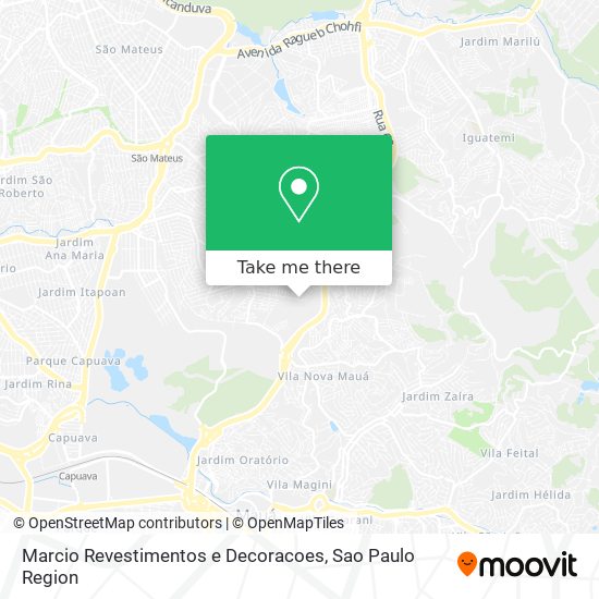 Marcio Revestimentos e Decoracoes map