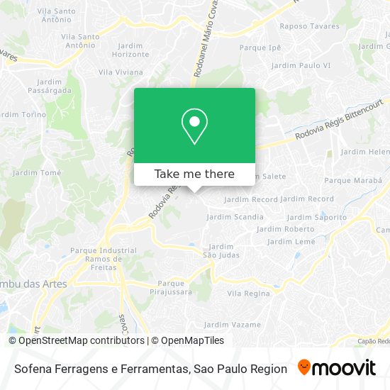 Sofena Ferragens e Ferramentas map