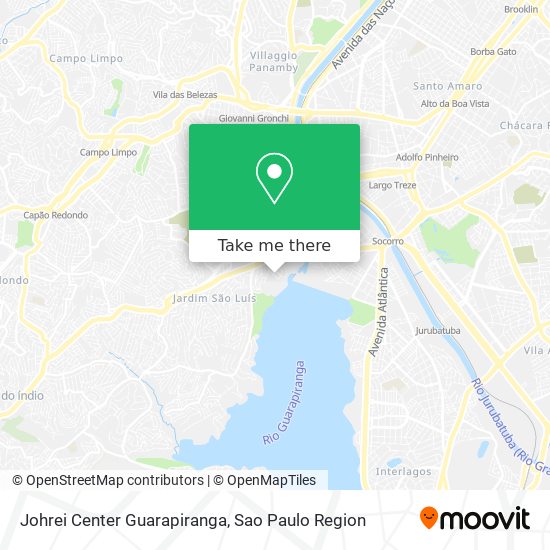 Johrei Center Guarapiranga map