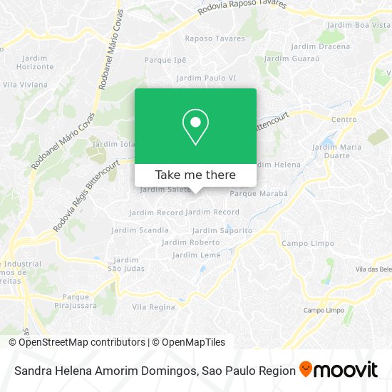 Sandra Helena Amorim Domingos map