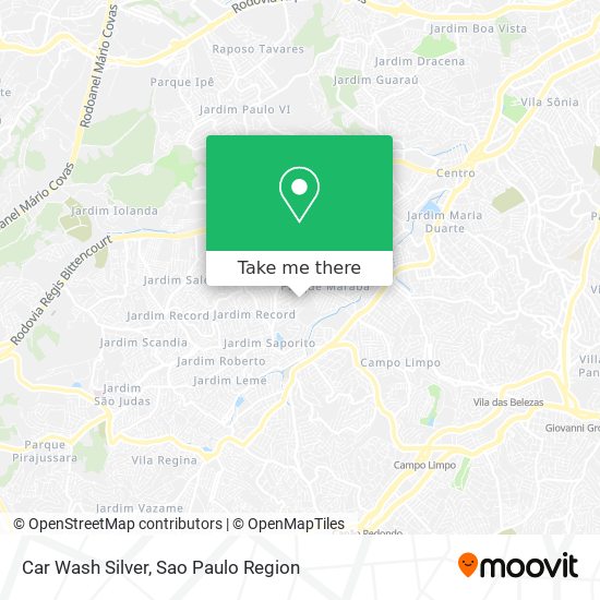 Car Wash Silver map