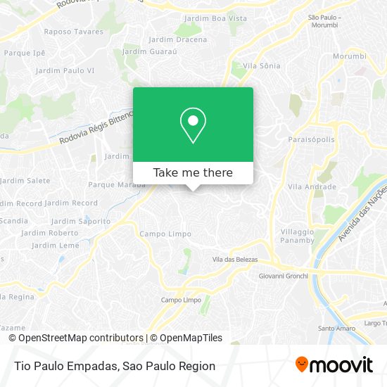 Tio Paulo Empadas map