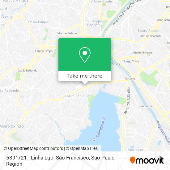 5391 / 21 - Linha Lgo. São Francisco map
