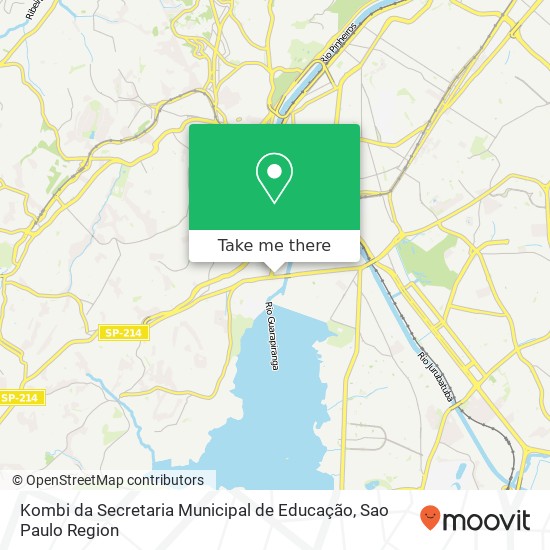 Mapa Kombi da Secretaria Municipal de Educação
