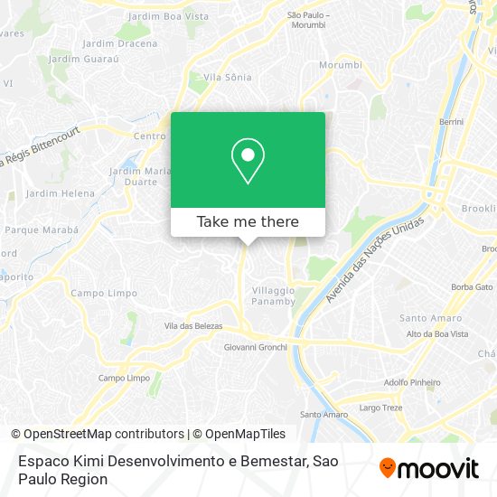 Espaco Kimi Desenvolvimento e Bemestar map