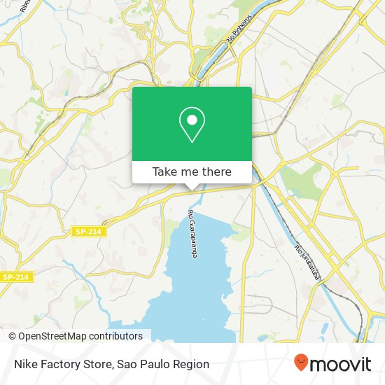 Nike Factory Store map