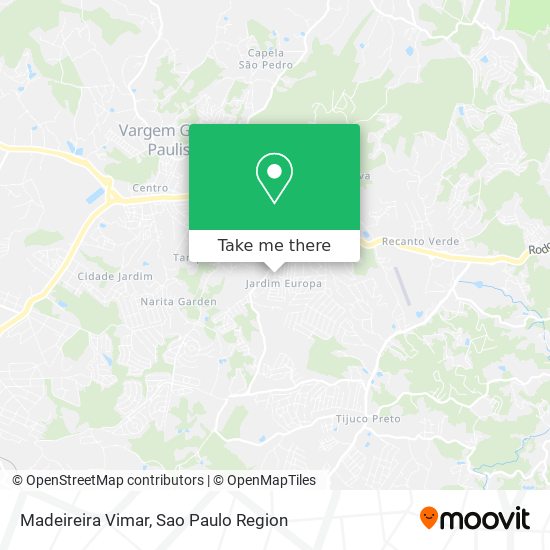 Madeireira Vimar map