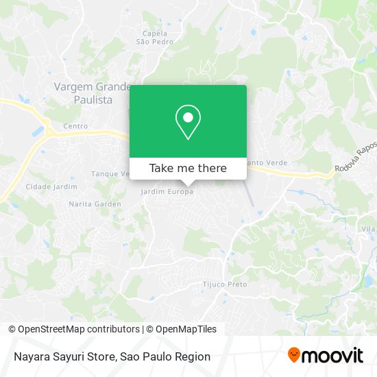 Mapa Nayara Sayuri Store