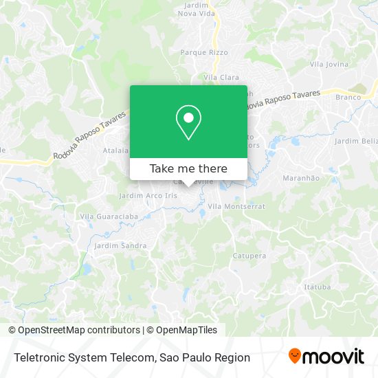 Teletronic System Telecom map